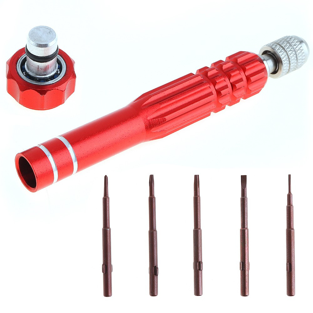 Sale Multifunction 5 in 1 Screwdriver with Phillips Slotted Pentagon T Type for Mobile Phone / Computer Repair