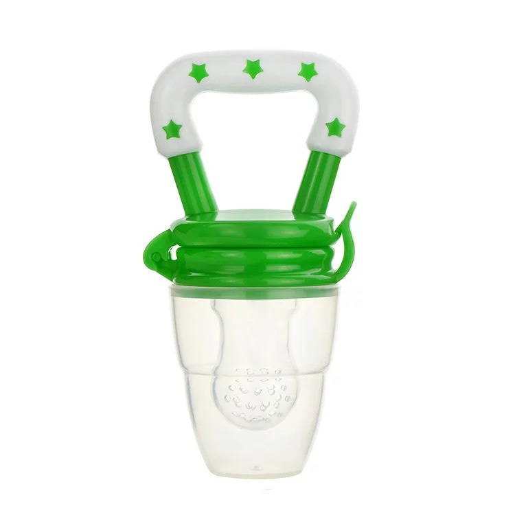 HC Empeng Buah Bayi Baby Fruit Food Feeder Dot Buah Bayi Gigitan Bayi Dodot Sari Buah Anak-HC9268 HIJAU L