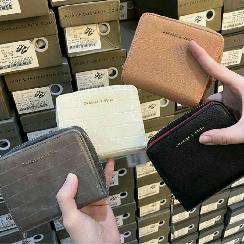 dompet wanita CK snap button ORI