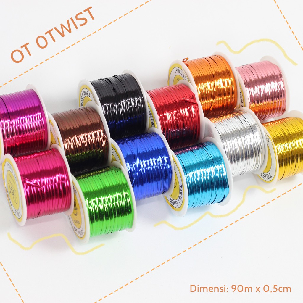 Twister Tie / Kawat Souvenir Rol / Twister Roll 0M panjang 90 meter