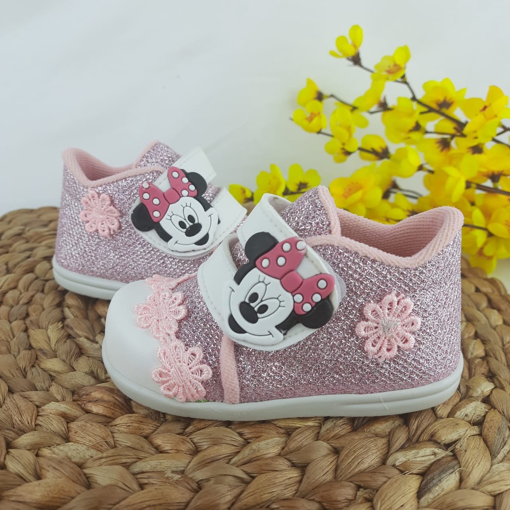 mandirishoesstore-SEPATU PESTA ANAK MICKEY MOUSE BUNYI 1 2 3 TAHUN FAY16