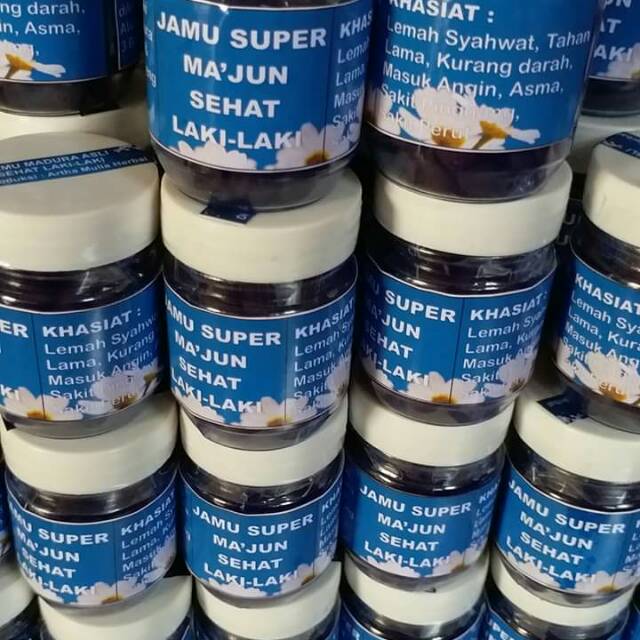 

Jamu Madura SUPER MA'JUN SEHAT LAKI-LAKI