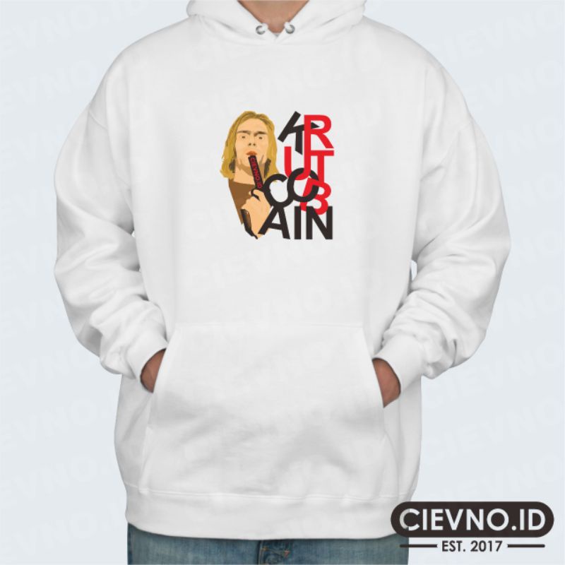 HOODIE JUMPER KURT COBAIN SIZE M - XXXL (UNISEX)