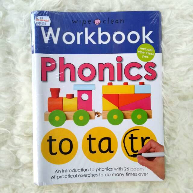Buku BBW Workbook Phonics wipe & clean