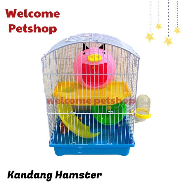 Kandang Hamster 011 / Atap Lengkung / Rumah Hamster