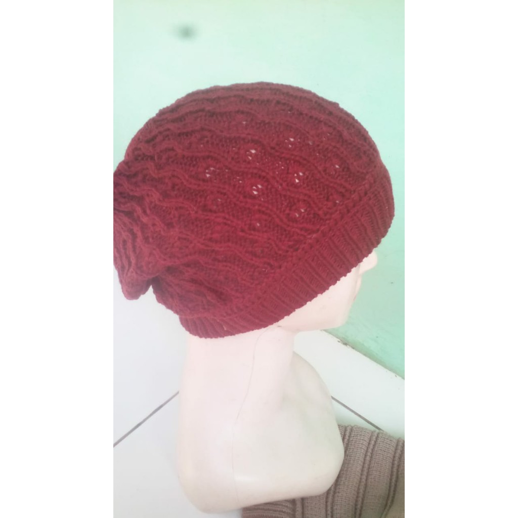 kupluk rajut/kupluk rajut  model beanie hat/kupluk rajut pria wanita/kupluk nene