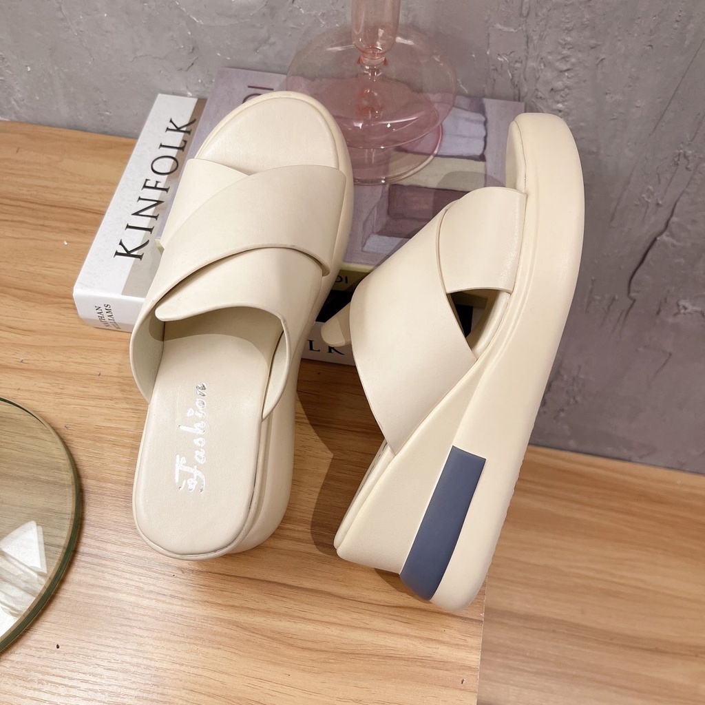 SLIP ON HEELS IMPORT TERLARIS SEPATU CANTIK S3609 SEPATU FASHION MURAH