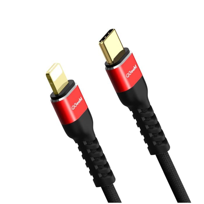 QGeeM Type C to Lightning Kabel Data Premium Quality Cable 1M Fast Charge