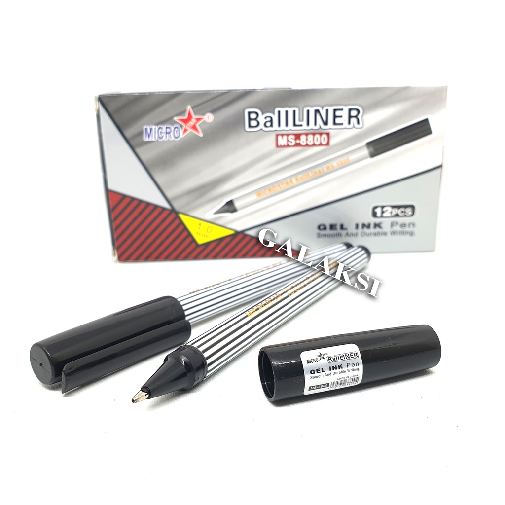 

[LUSIN/12 PCS] PULPEN MICROSTAR BALLINER MS-8800 1.0 MM