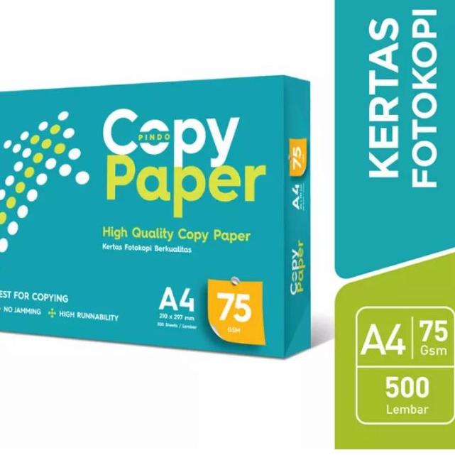 

[KODE PRODUK JZLQA6544] KERTAS HVS A4 COPYPAPER 70 / 75 GR GRAM