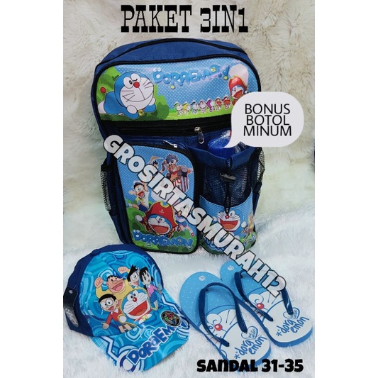 TAS RANSEL ANAK /TAS DORAEMON/ TAS SEKOLAH/ TAS KARAKTER