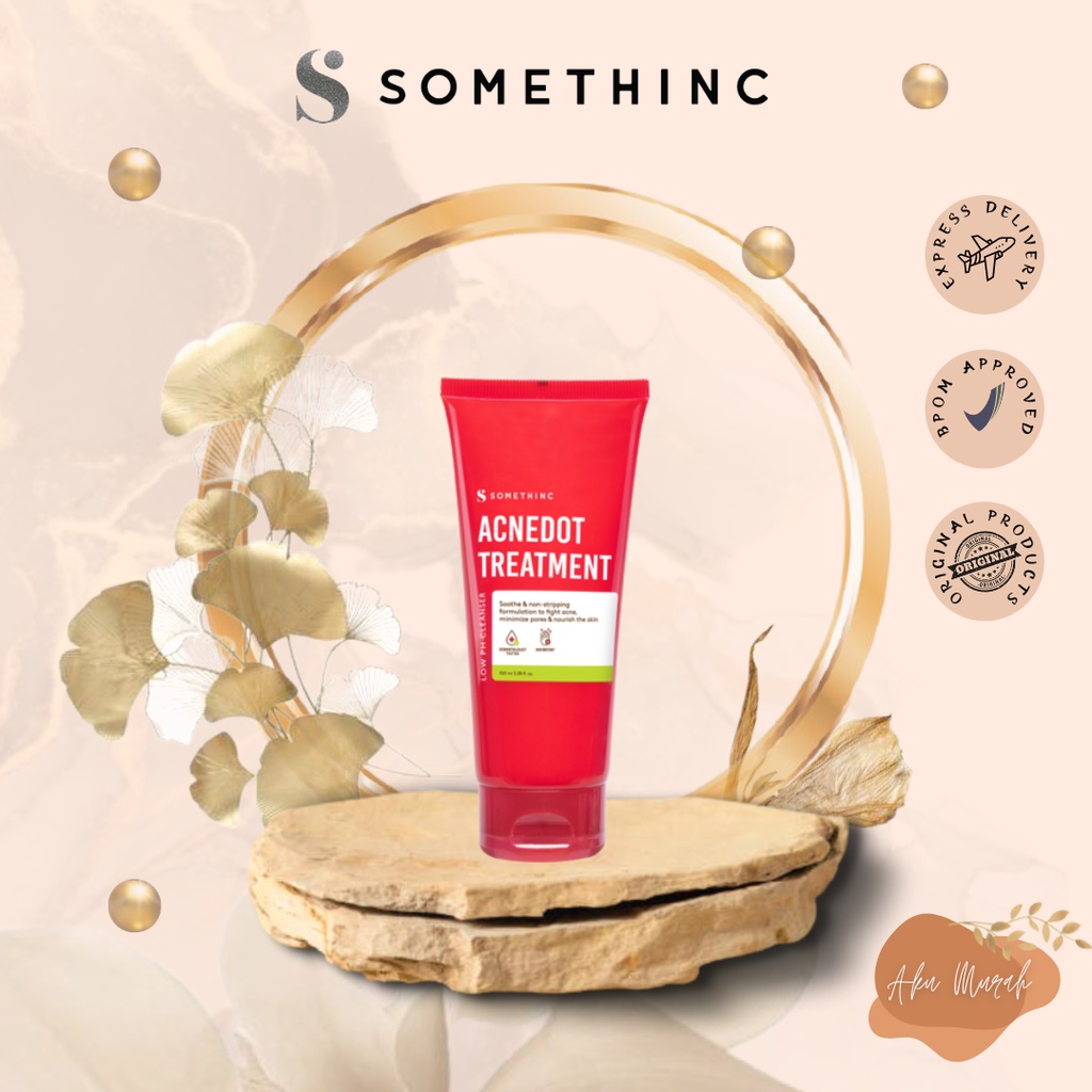 ✨ AKU MURAH ✨ SOMETHINC ACNEDOT Low pH Treatment Cleanser 100ml BPOM