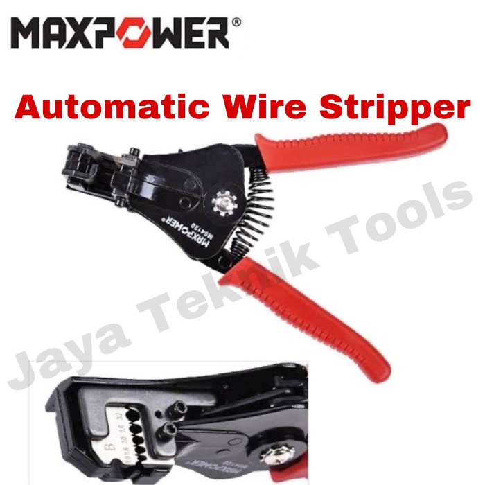 Tang Kupas Kabel Wire Stripper 7" 175mm Maxpower Otomatis Automatic