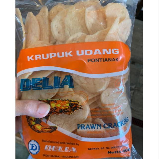 

Krupuk udang delia original
