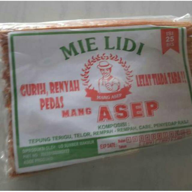 

Mie Lidi Kang Asep
