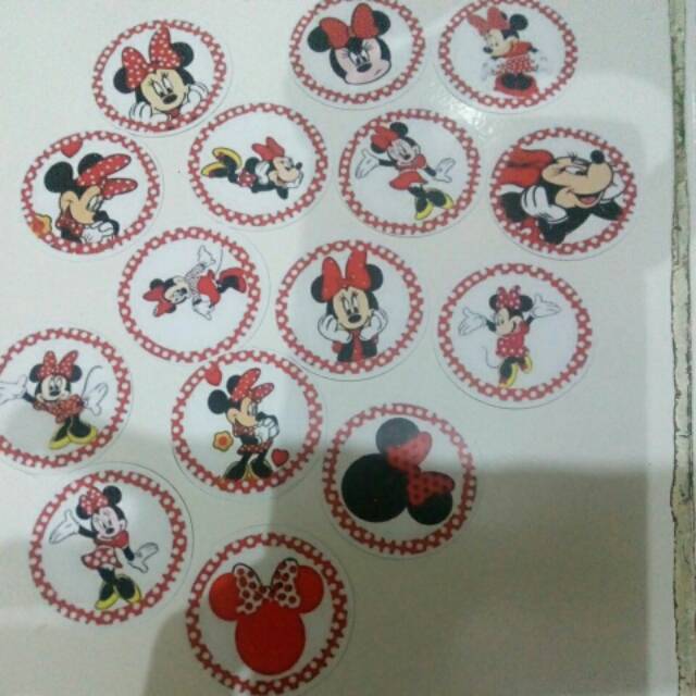 Cup cake topper tusuk gigi 35 pcs