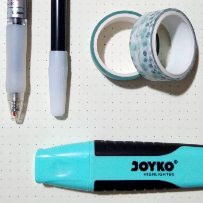 

[RESTOCK] Journaling Kit Simple Murah - Biru Muda, titik (dotted)