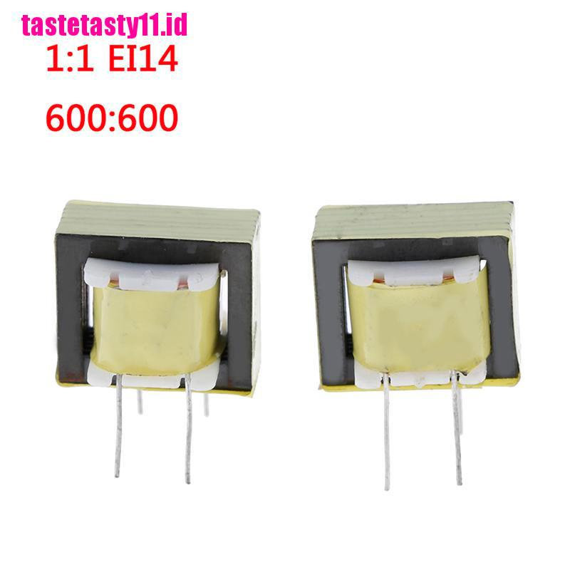 【TTID】2 Pcs audio transformers 600:600 ohm europe 1:1 EI14 isolation transforme