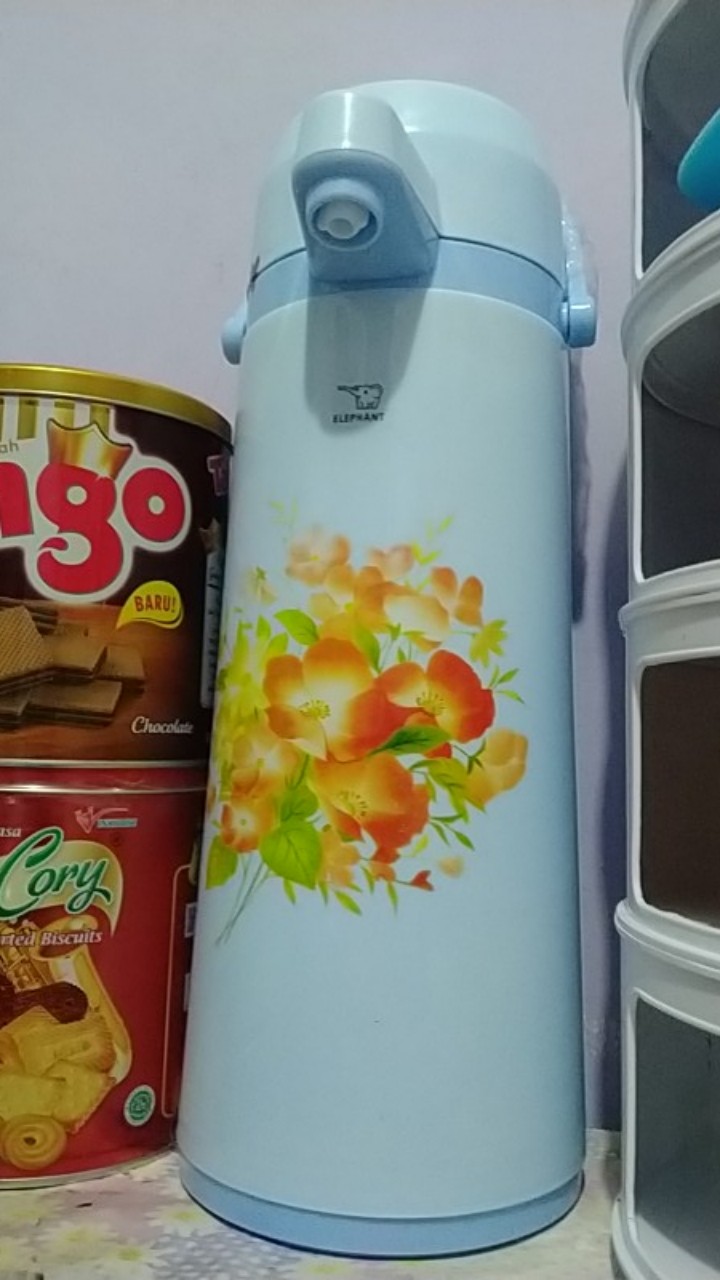 Termos Pencet Elephant Ap-2500 / Air Pot Vacuum Flask 2.5 Liter