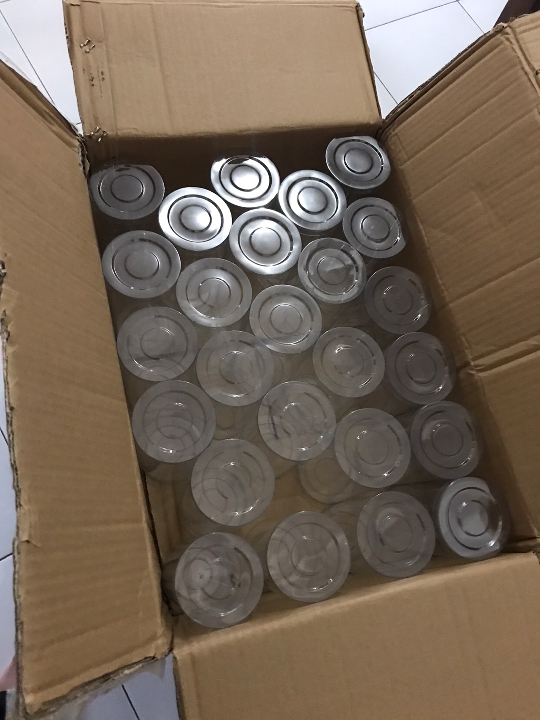 Tabung Mika 8x17 Kemasan Toples Bundar Plastik