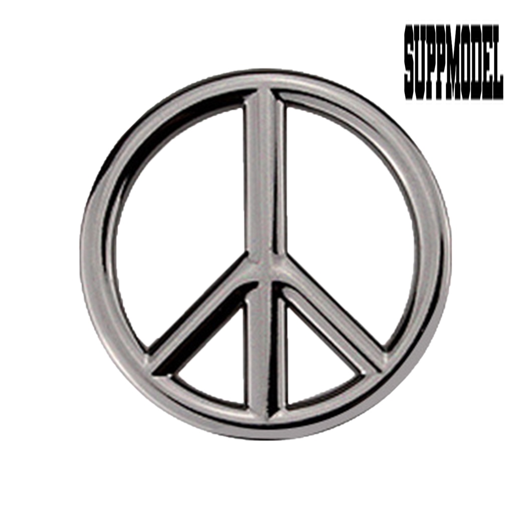 Stiker Emblem Logo Peace 3D Tahan Air Untuk Mobil