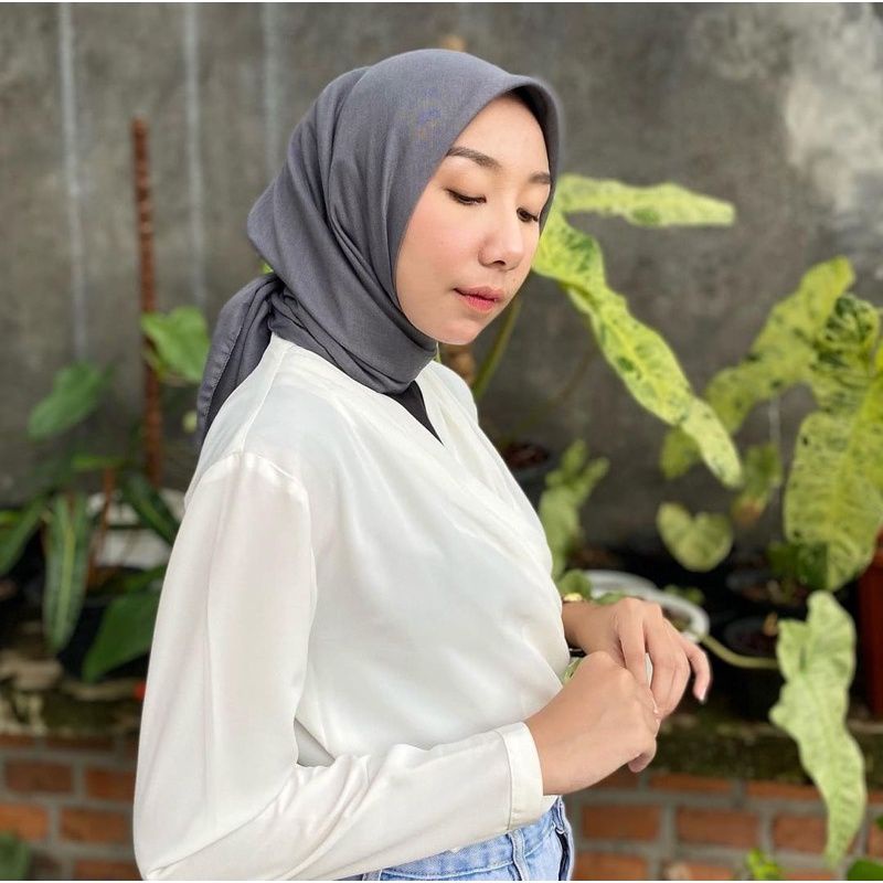 segi empat  Paris premium anti letoy katun voal jait tepi