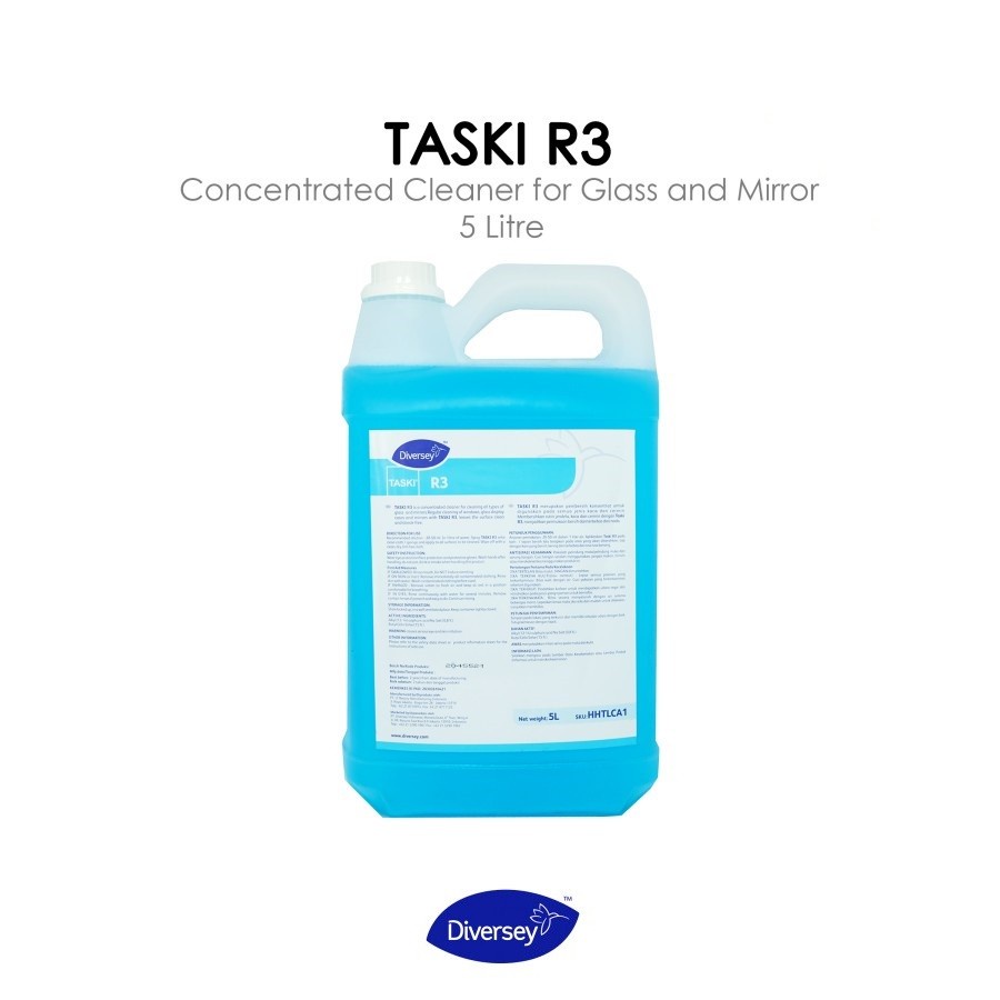 Diversey TASKI R3 Concentrated Glass Cleaner (Pembersih Kaca) 5 Liter