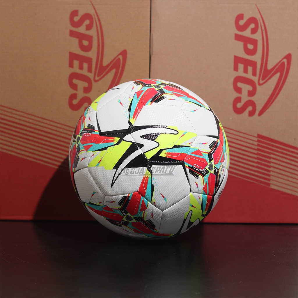 Specs Bola Futsal Solare FS Ball – White/Rubine Red/Yellow