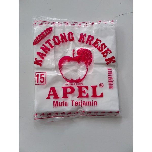 Kantong kresek | kresek putih | kantong plastik putih ukuran 15