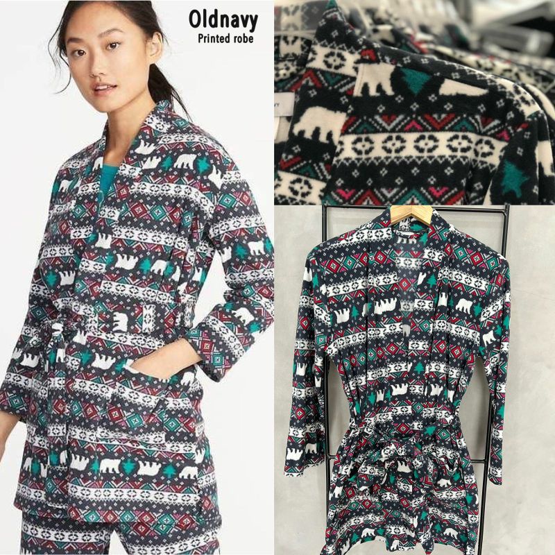 Old** printed robe