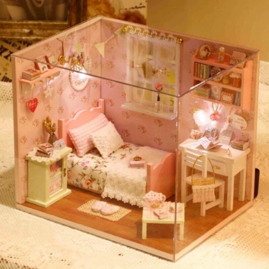 

Promo DIY H002 SunShine Angel Dollhouse Miniature Model Limited