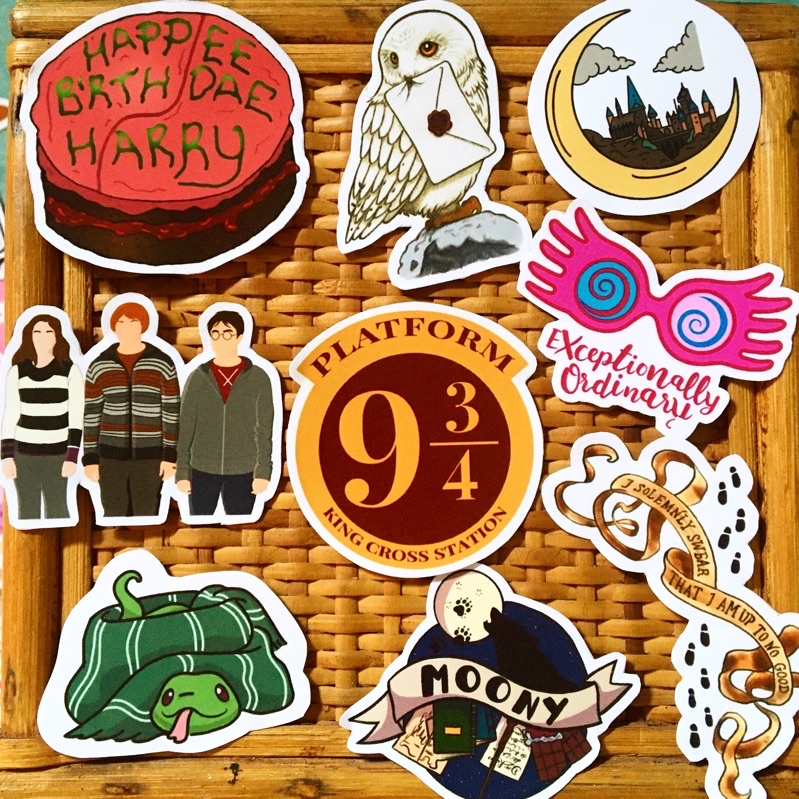 

harry potter sticker set big size
