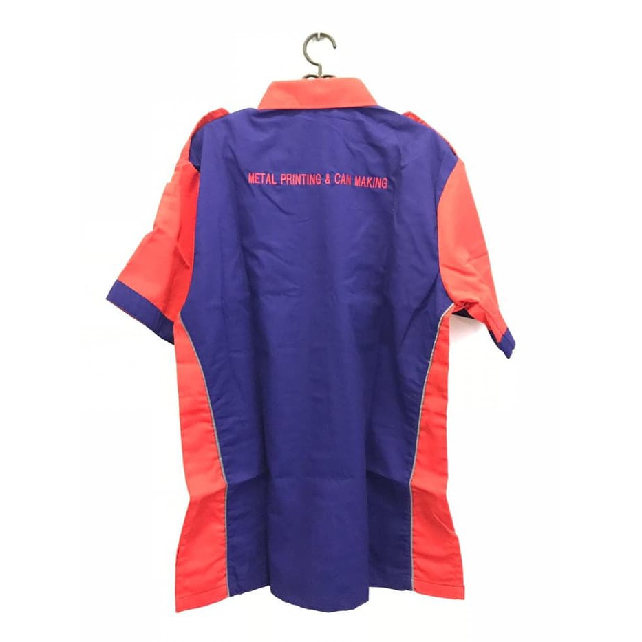 KEMEJA KOMBINASI BORDIR VERLANDO DRILL SIZE L