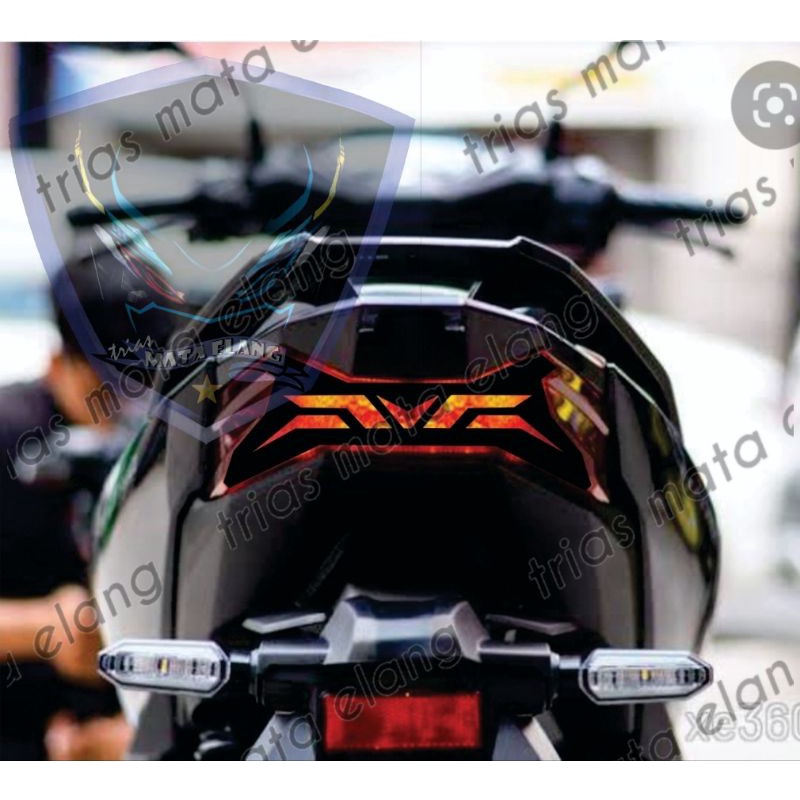 stiker stoplamp New VARIO 160 CUsTOM unik
