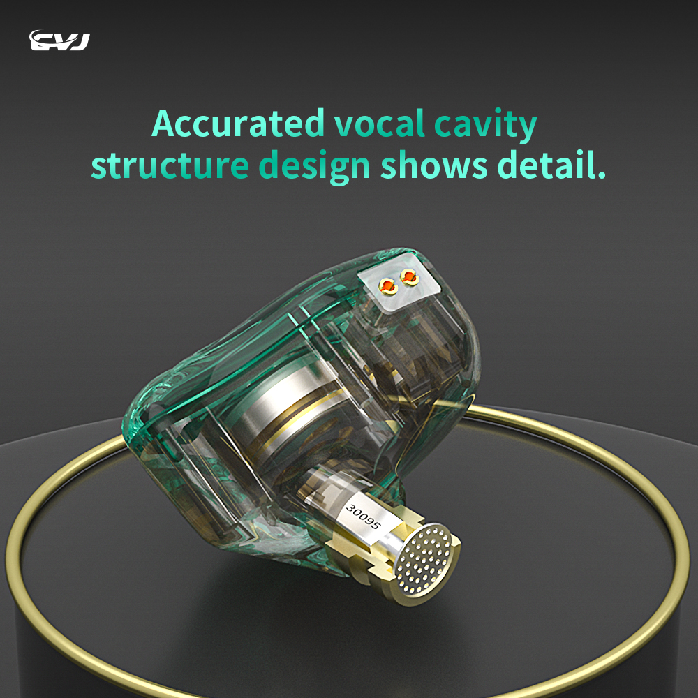 Earphone In Ear CVJ CSE 2BA+1DD Hybrid 4 Core HIFI+Sambungan 2PIN 0.75MM ZSX ZS10PRO BL03 BL05 BA5