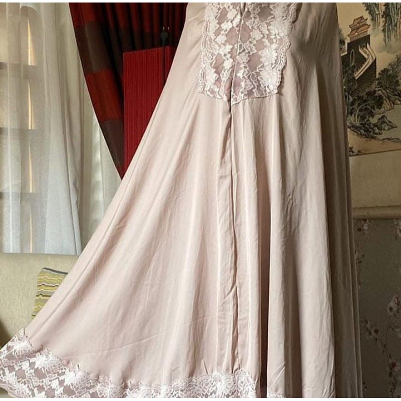Mukena Poeti Polos Premium