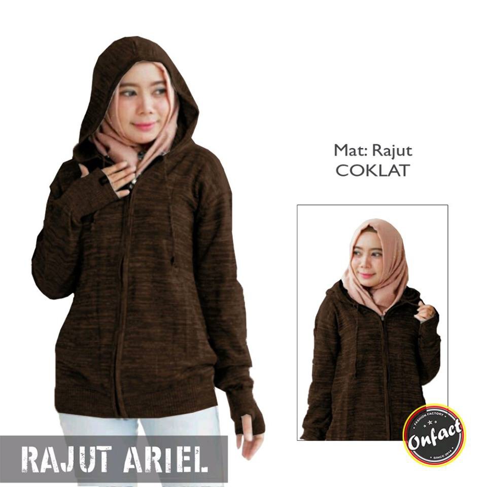 TokoMilkan - Sweater Wanita Dewas ARIEL Twist Bahan Rajut