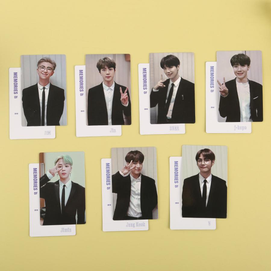 Kartu Pos Mini Desain KPOP BTS Untuk Koleksi