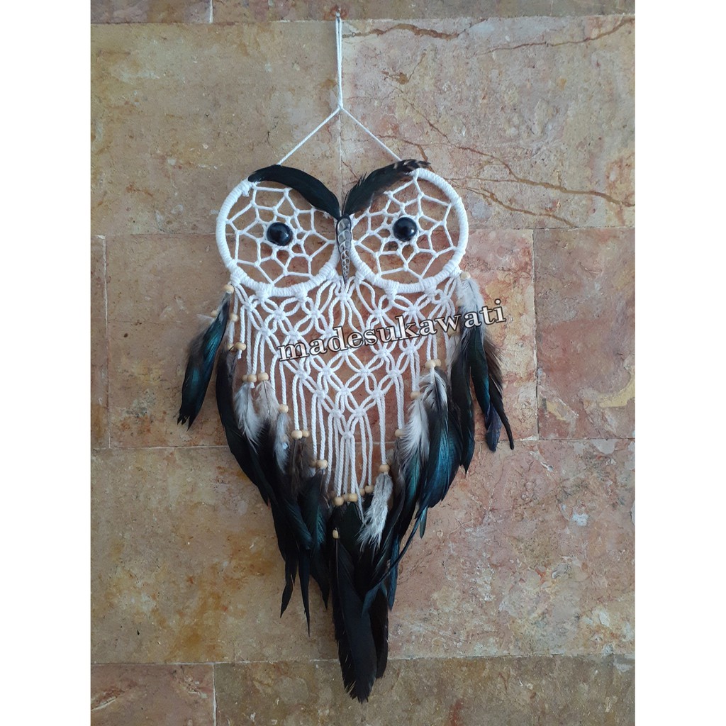 Dream catcher bali OWL 01 55cm