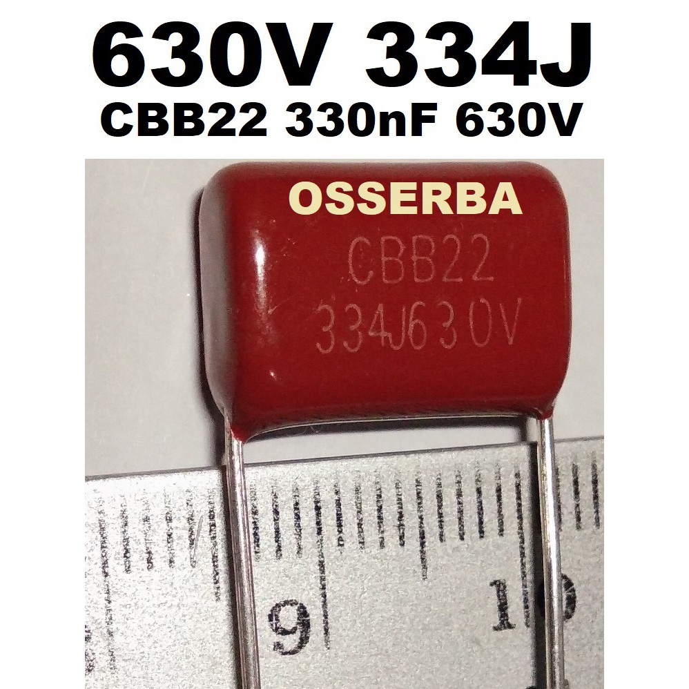 Mylar 630V 330nf 680nf 1uf 2,2uf 334 684 105 225J Capacitor