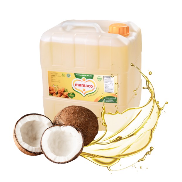 

MInyak Goreng Kelapa Kualitas Eksport Mamaco 18 liter