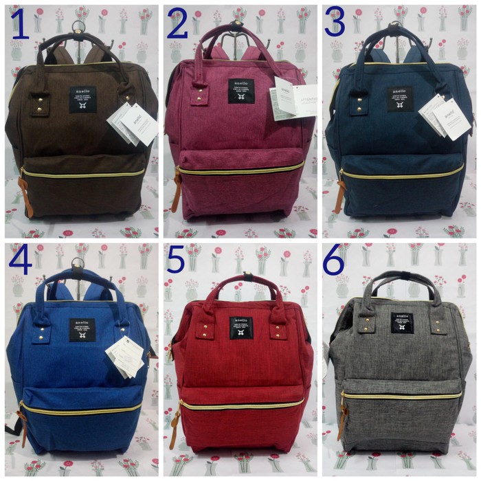 TAS MEWAH TAS RANSEL ANELLO A888 "LARGE" ORIGINAL