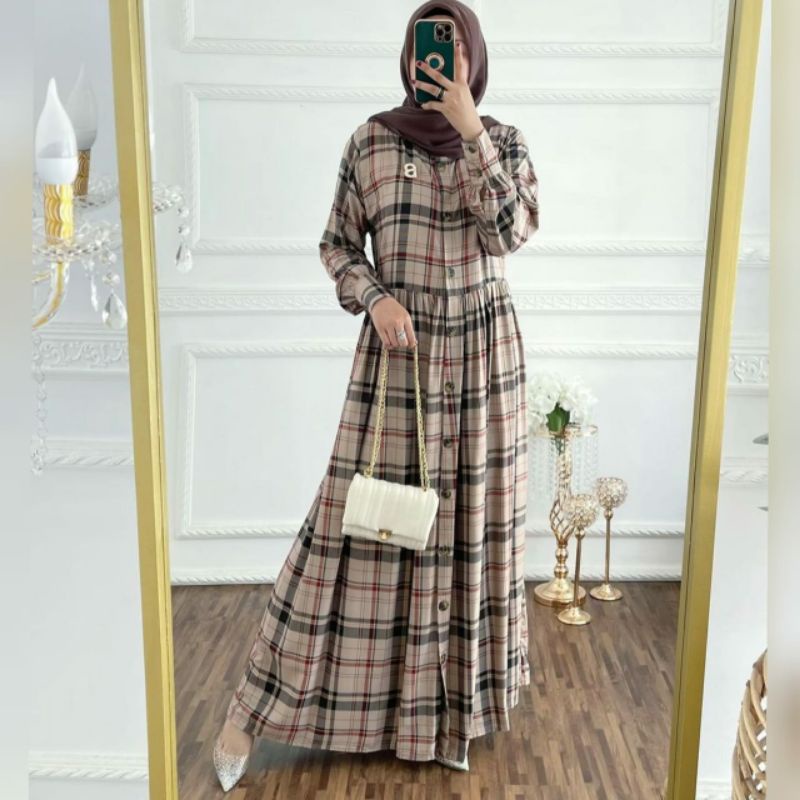 ASTRID MAXI DRESS RAYON ARMOR PREMIUM-3