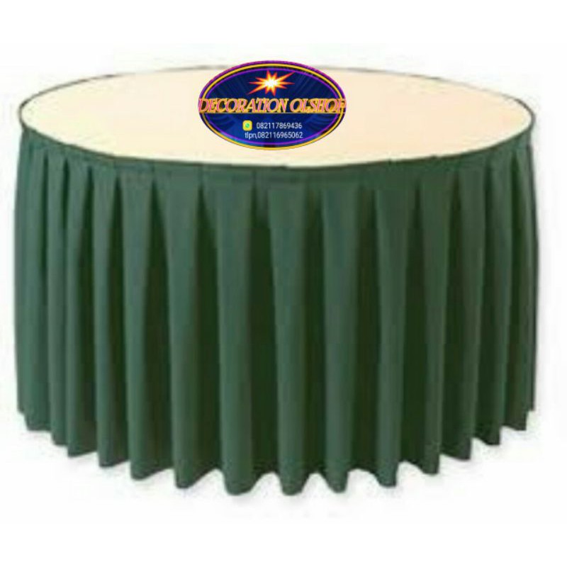 TAPLAK MEJA BULAT/SARUNG MEJA BULAT/(kain lotto tebal,)