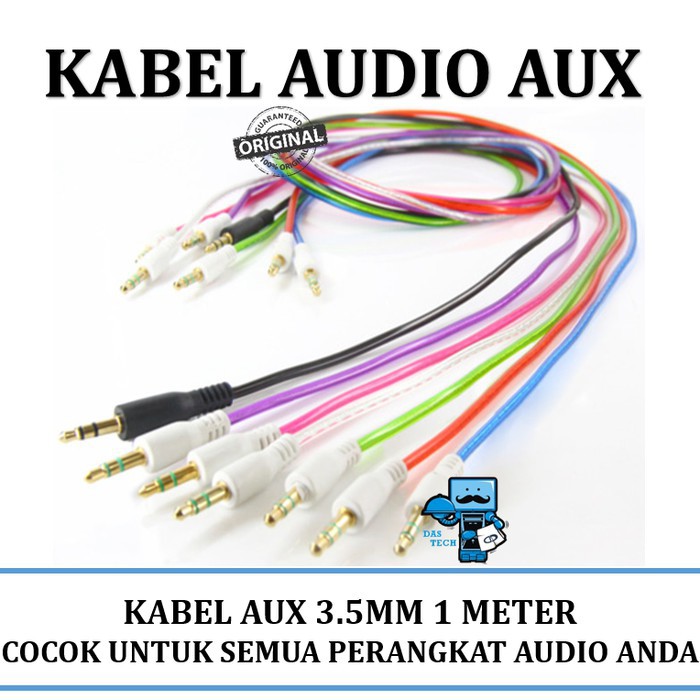 PUTRA JAYA Kabel Aux 2 in 1 / Kabel Audio 2 KE 1 / Kabel Audio Kabel aux 1in1