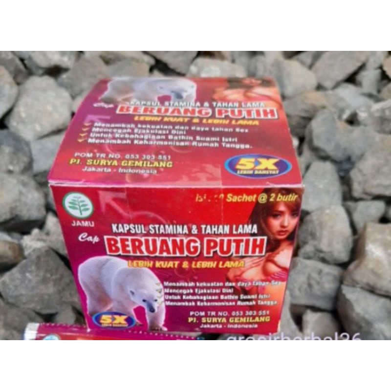 BERUANG PUTIH kapsul original