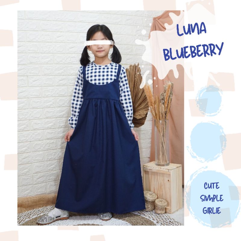 Gamis Luna by ollet / gamis anak katun jepang / gamis anak toyobo 1 - 11 tahun / gamis anak perempuan