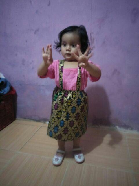 Setelan Batik Anak Model Kutubaru Bahan Katun