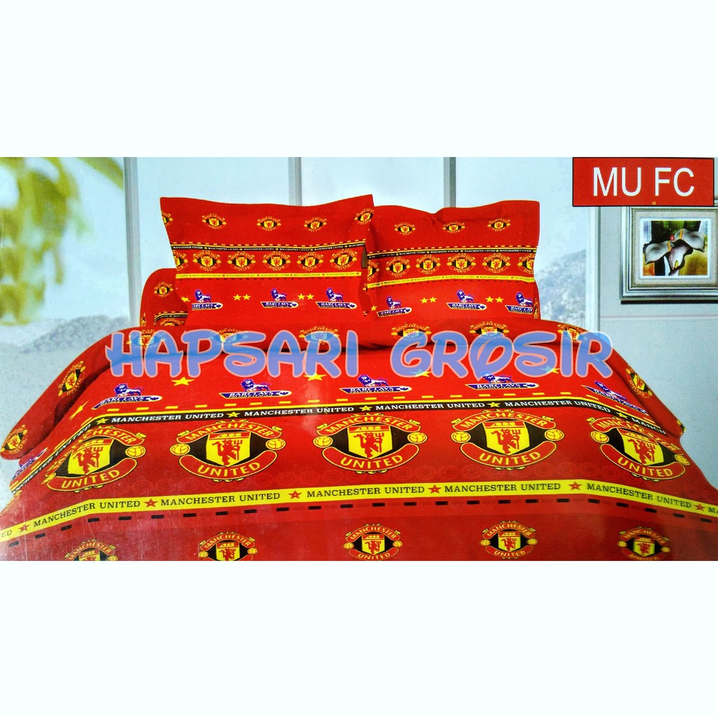 Sprei Bonita motif MU FC B2G2 uk 180x200cm