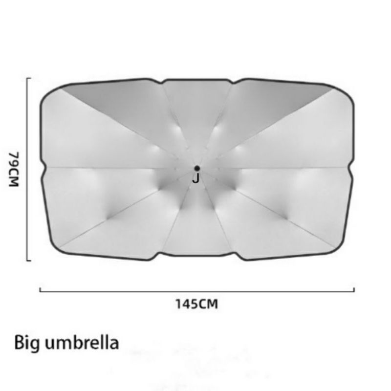 Payung Anti Panas Dash Board Mobil /Payung Anti Panas Penutup Kaca Dashboard Mobil